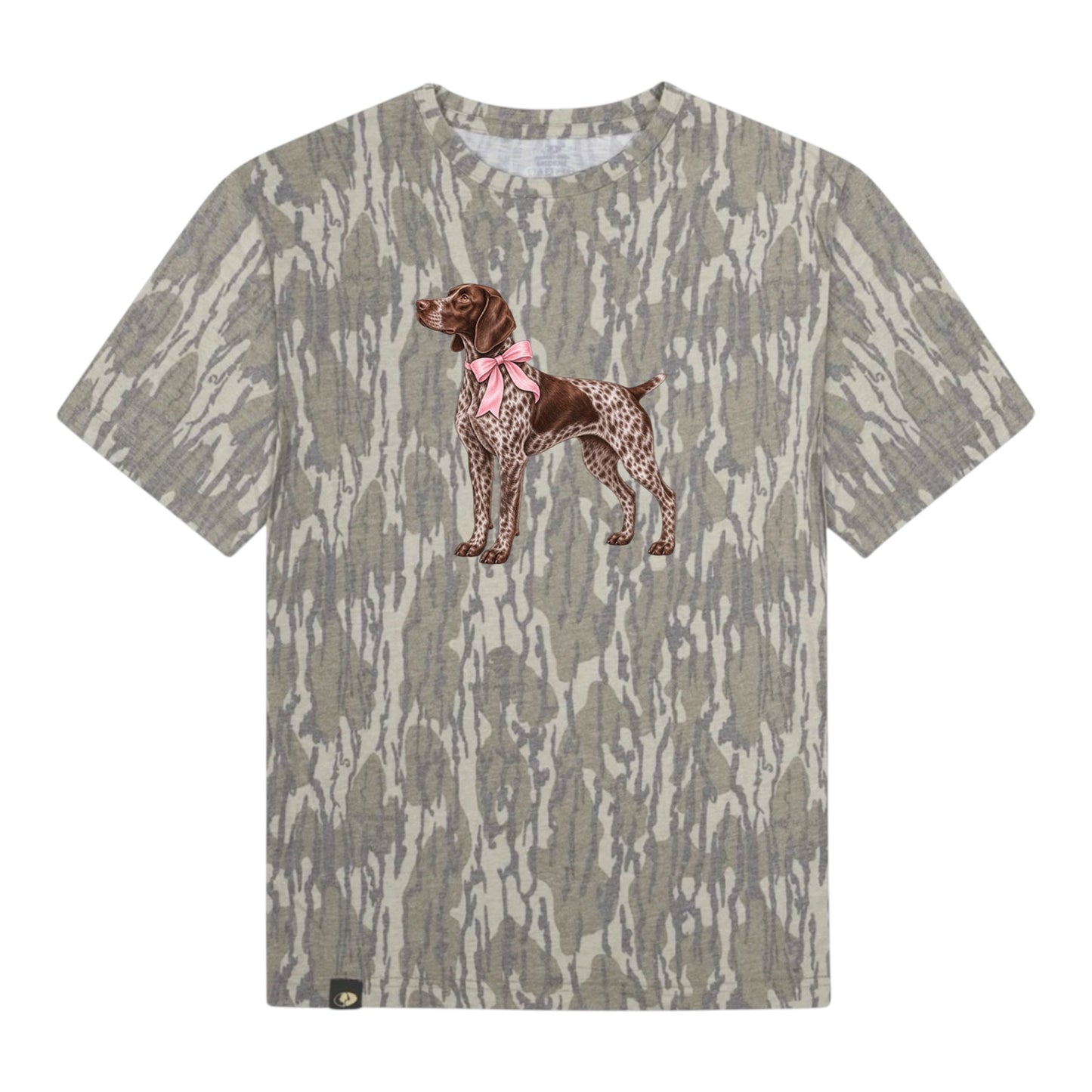 Pretty little Hunting Dog bottomland tee