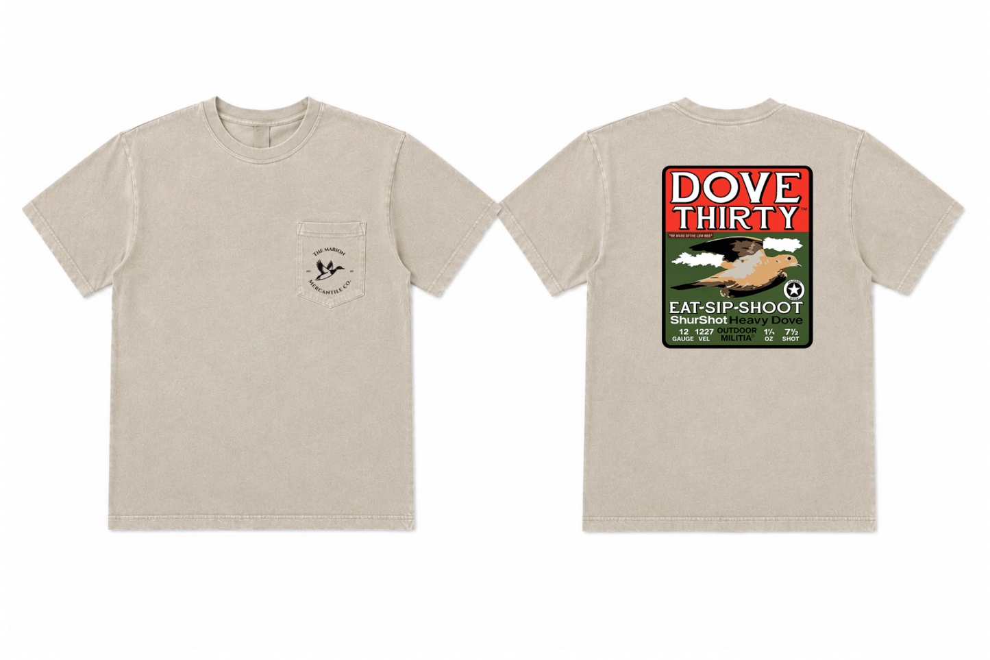 Dove Thirty Comfort Pocket Tee