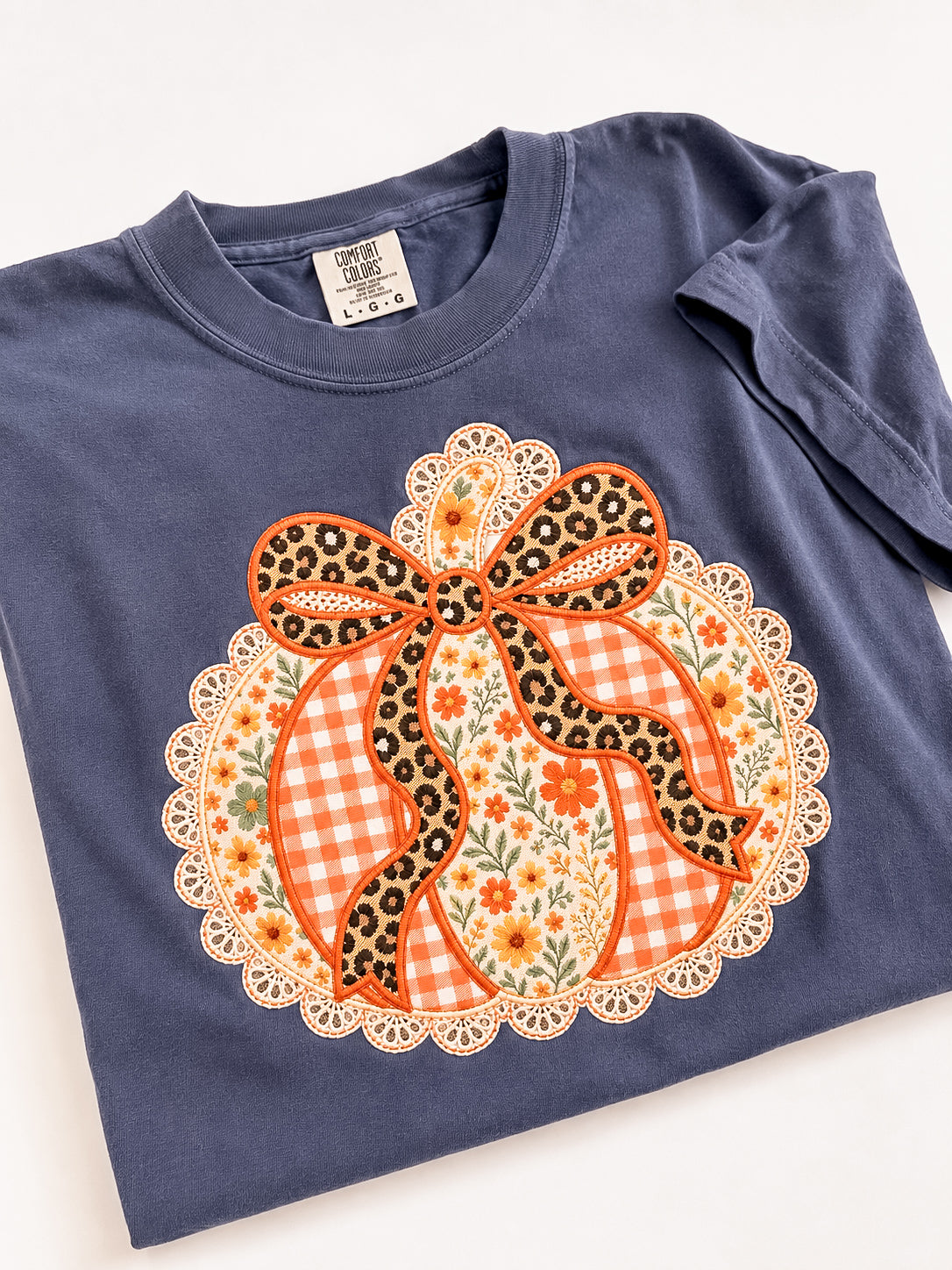 Patchwork Pumpkin tee
