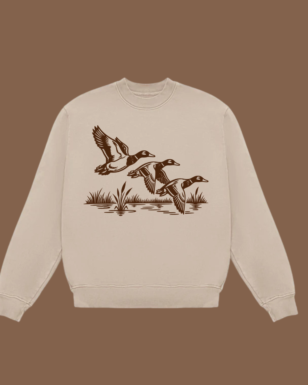 Mallards Over the Marsh Sweatshirt
