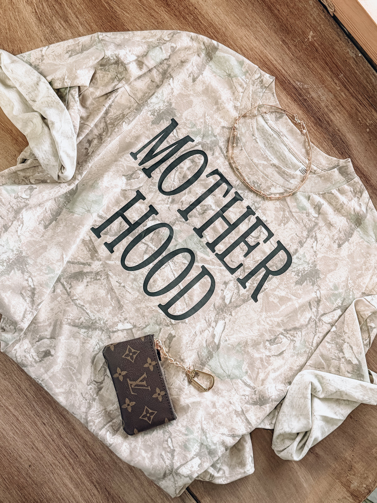 Camo Motherhood Oversized Tee