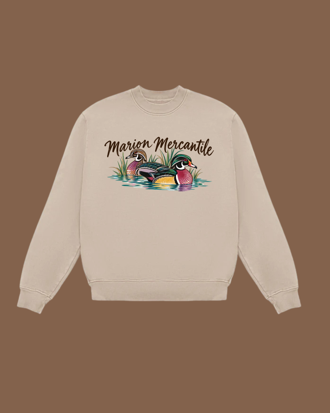 Marion Mercantile Wood Duck Sweatshirt