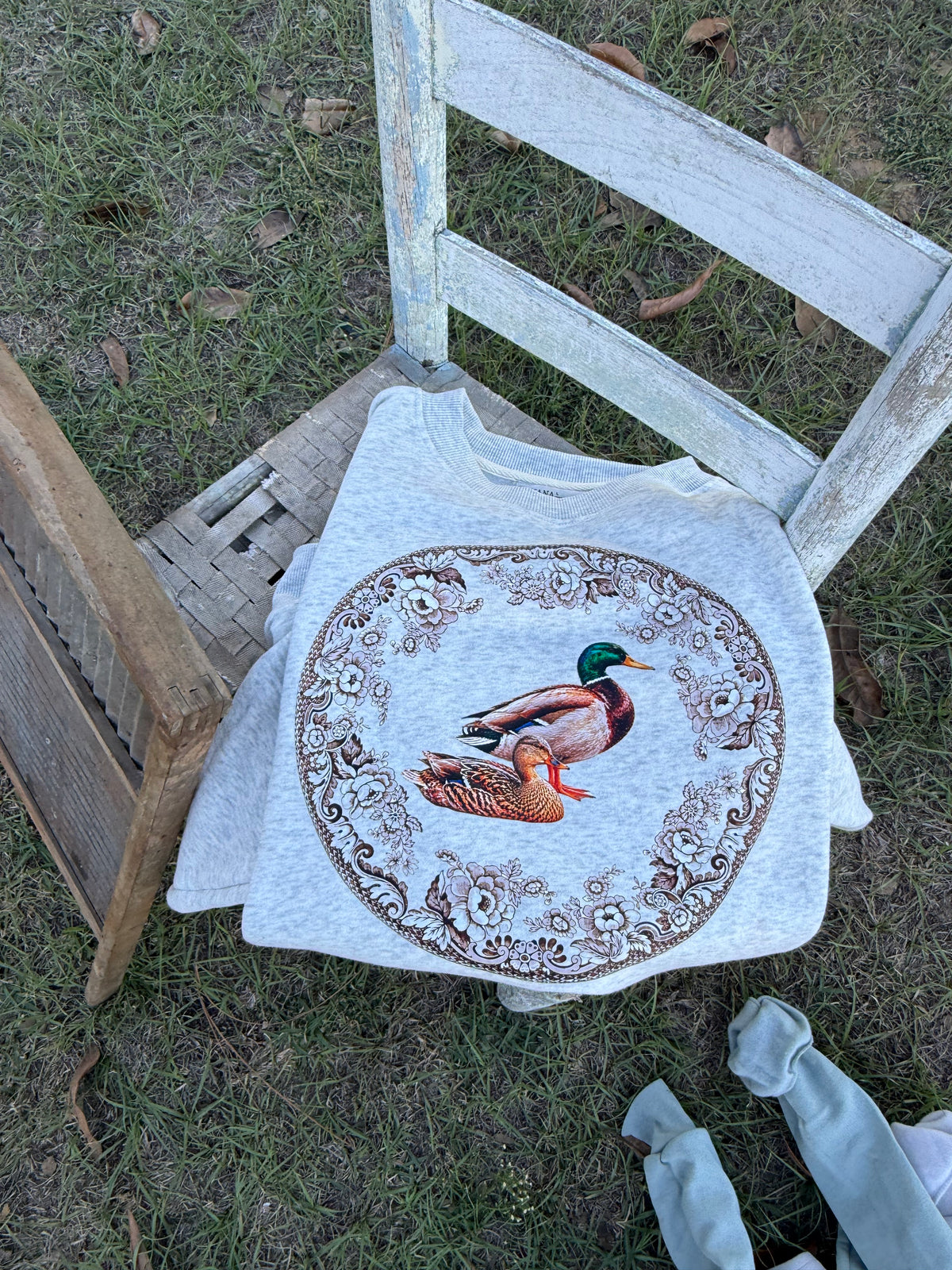 Mallard Pair Transferware Sweatshirt