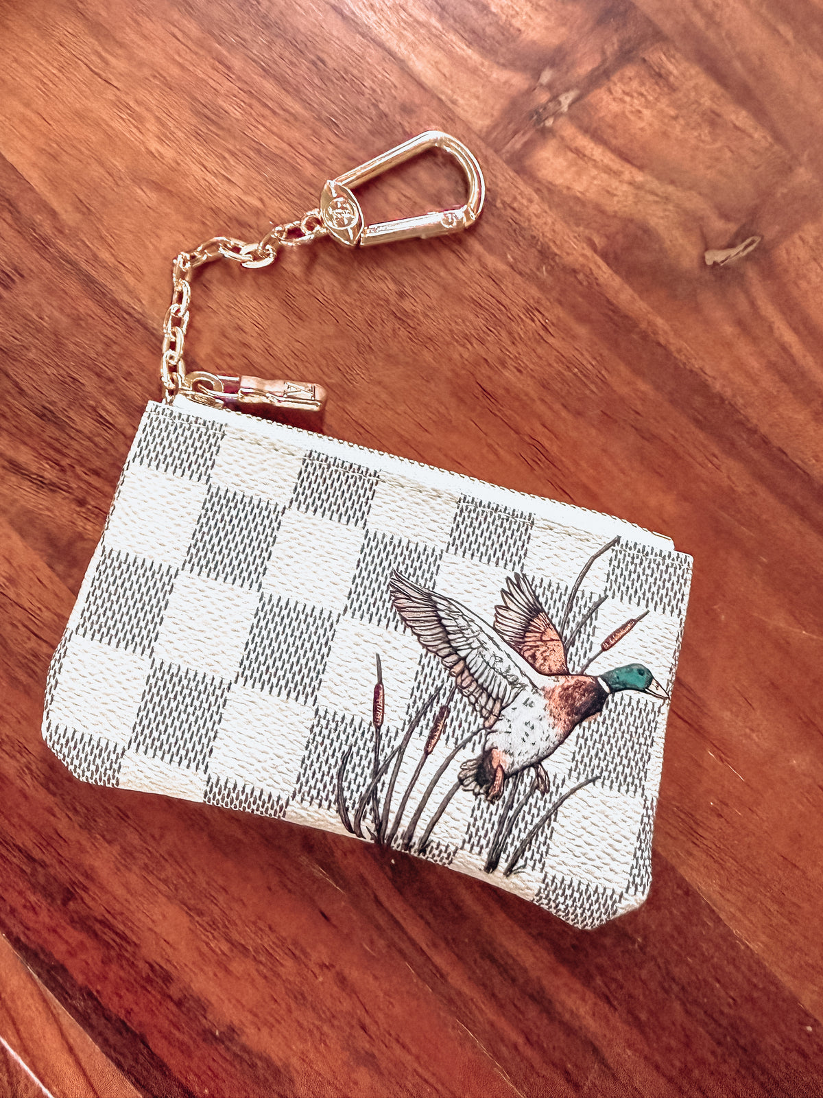 Twin Mallard Coin Pouch