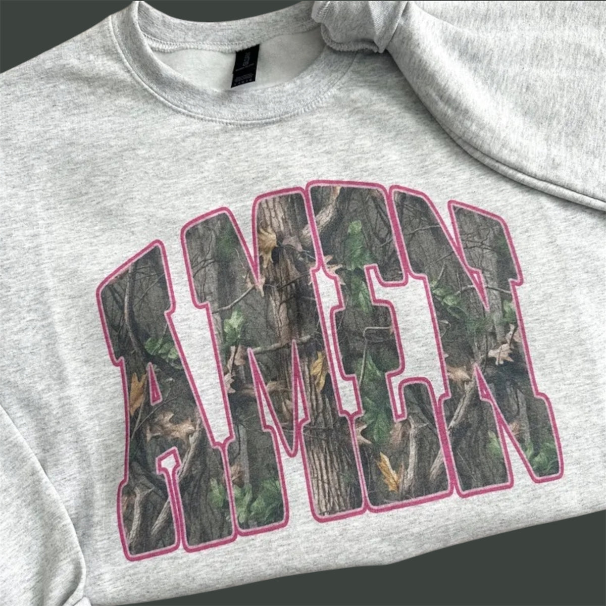 Amen Camo Crewneck