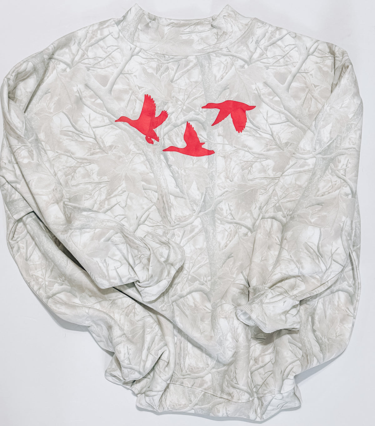 Fancy Fowl Camo Mock neck