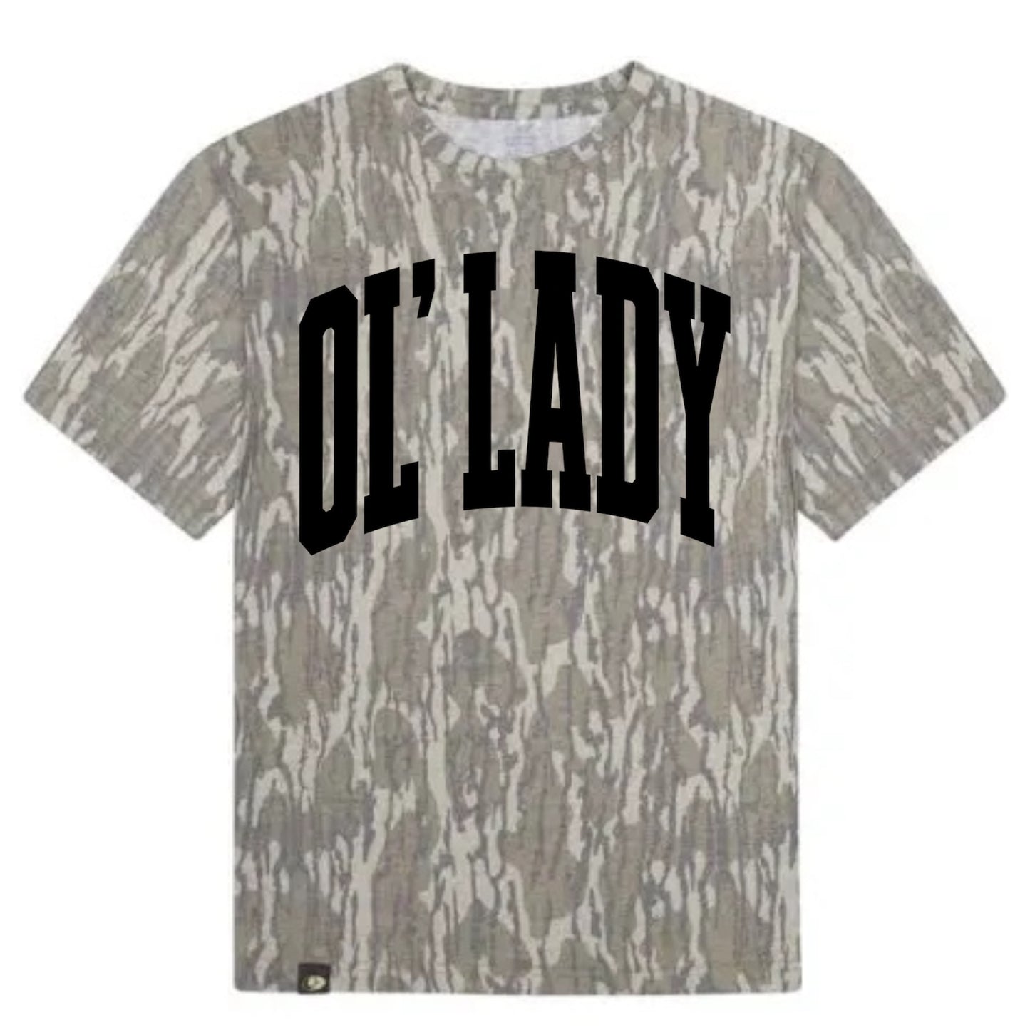 Ol’ Lady Bottomland Camo Tee