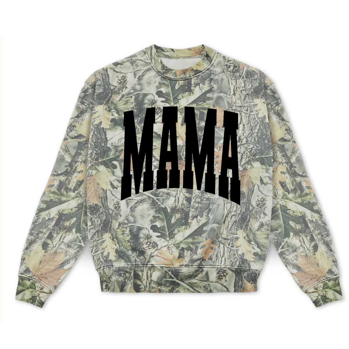 MAMA Camo Crewneck