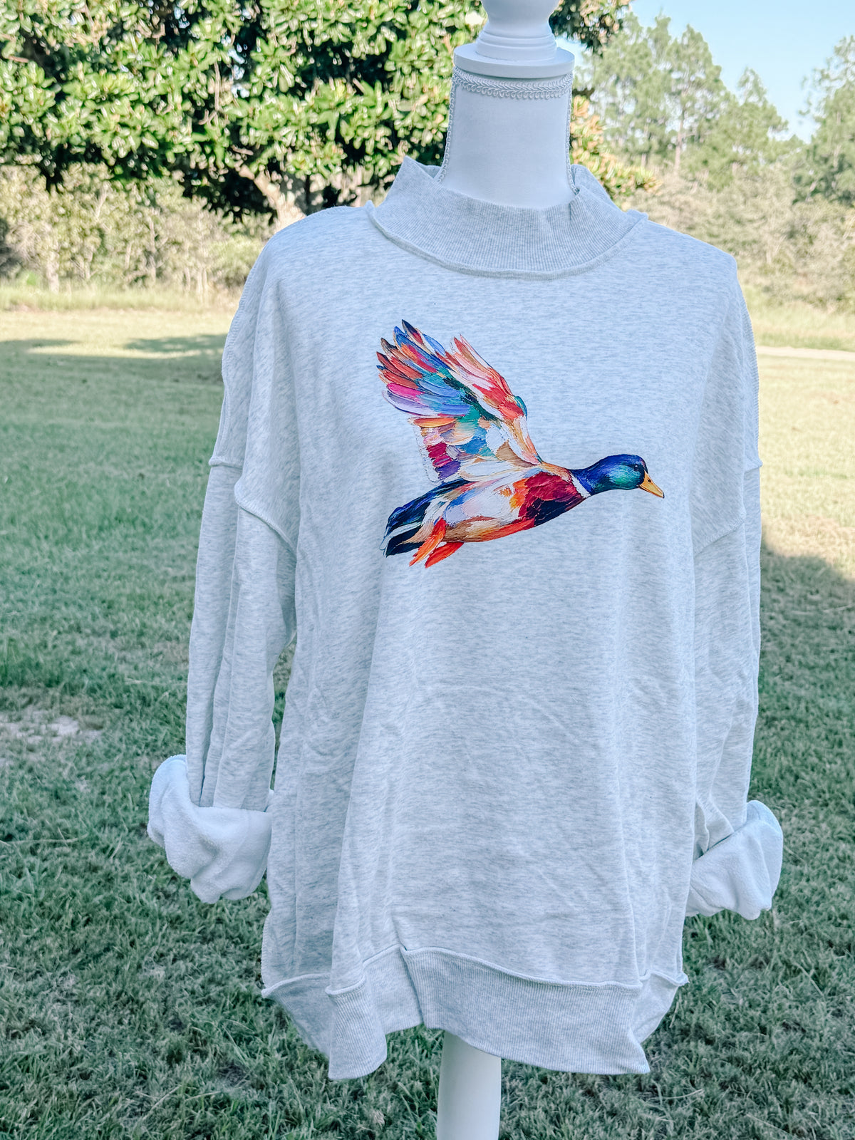 The Painted Mallard Mockneck