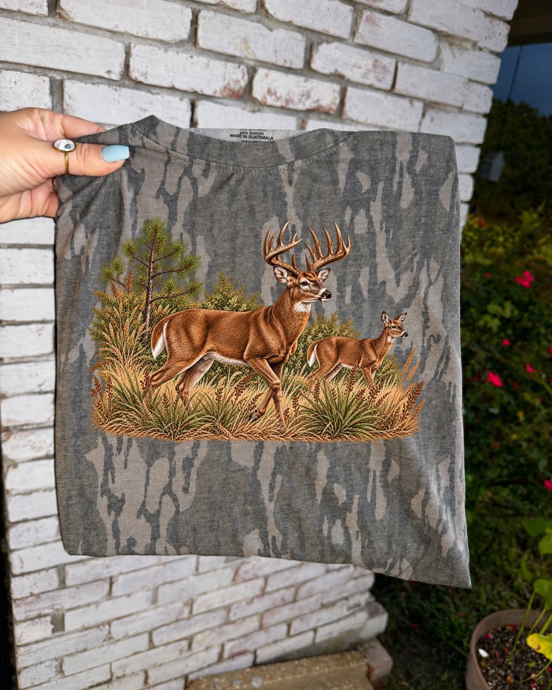 Whitetail Bottomland Camo Tee