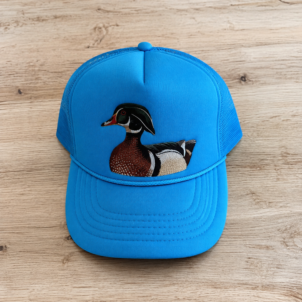 The Blue Wood Duck Trucker