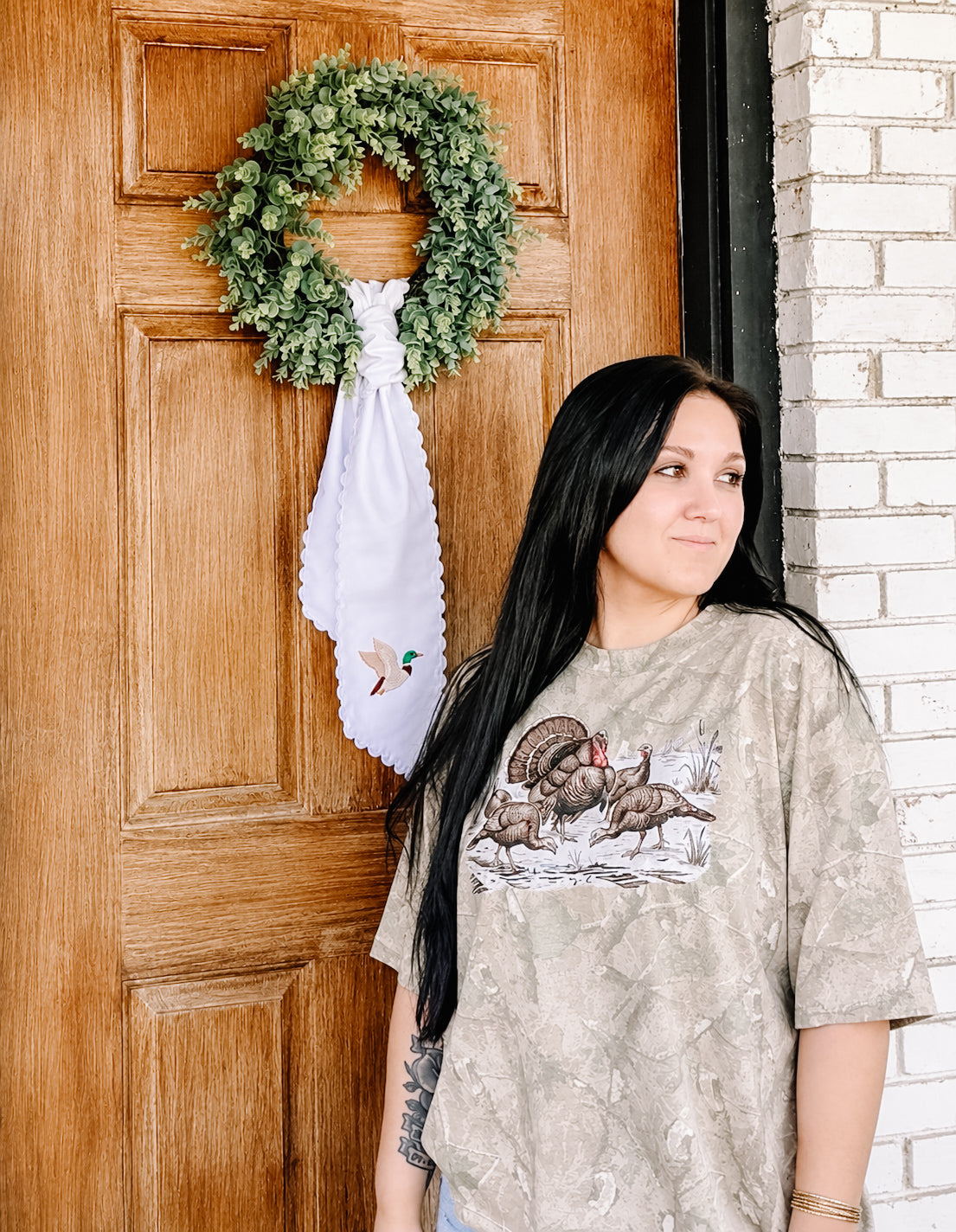 The Vintage Wash Camo Turkey Tee