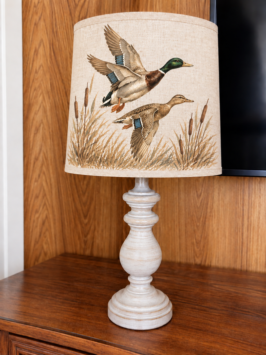 Flying Mallards Table Lamp