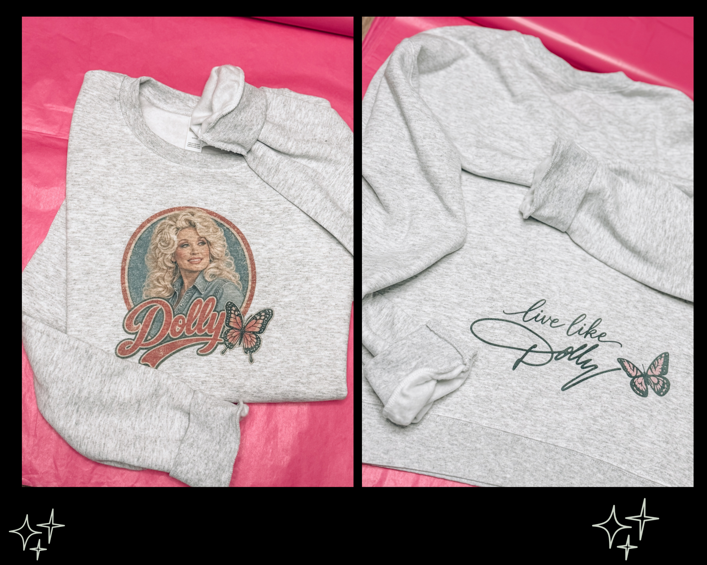 Live like dolly crewneck