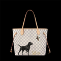 Black labrador retriever Tote