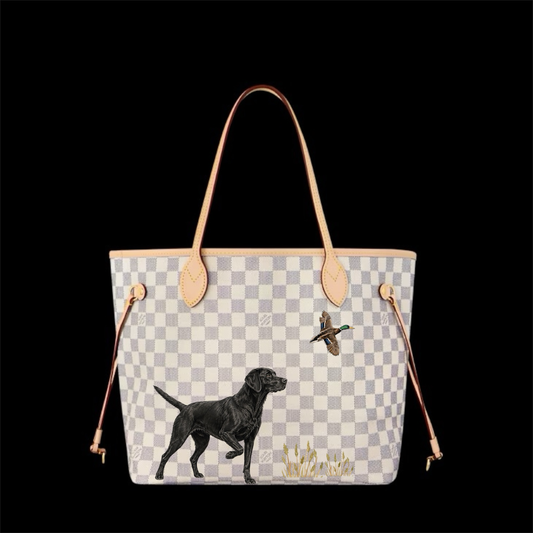Black labrador retriever Tote
