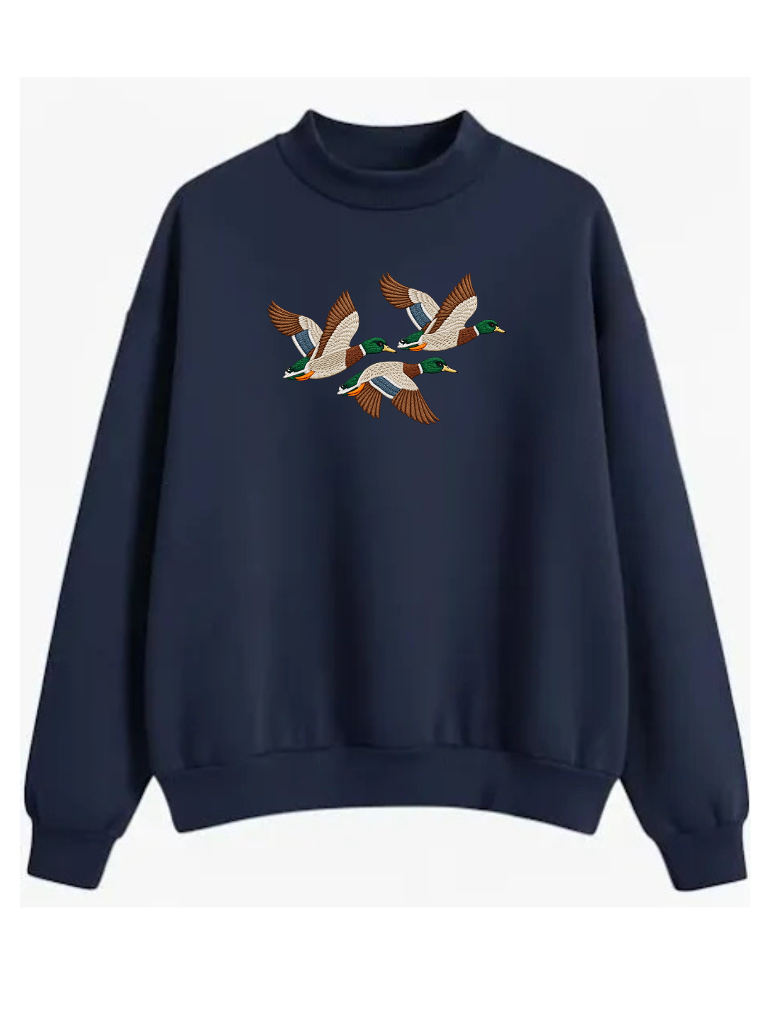 Flying Mallards Mockneck Sweatshirt