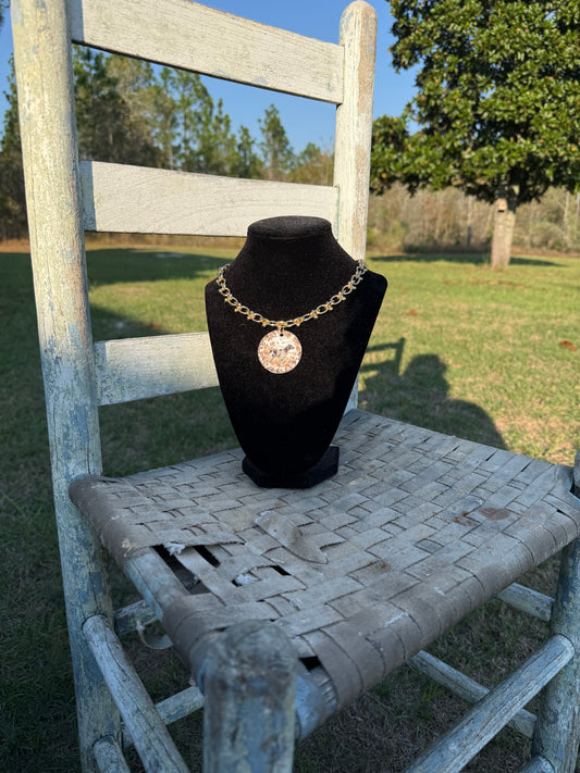 GSP pendant statement necklace