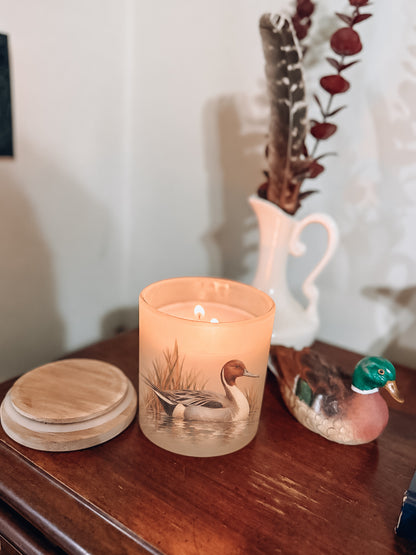 Cashmere Coconut & Teakwood Field + Feather Candle