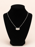 Camo Silver Necklace