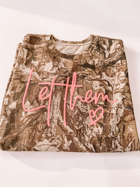 Let them puff camo tee