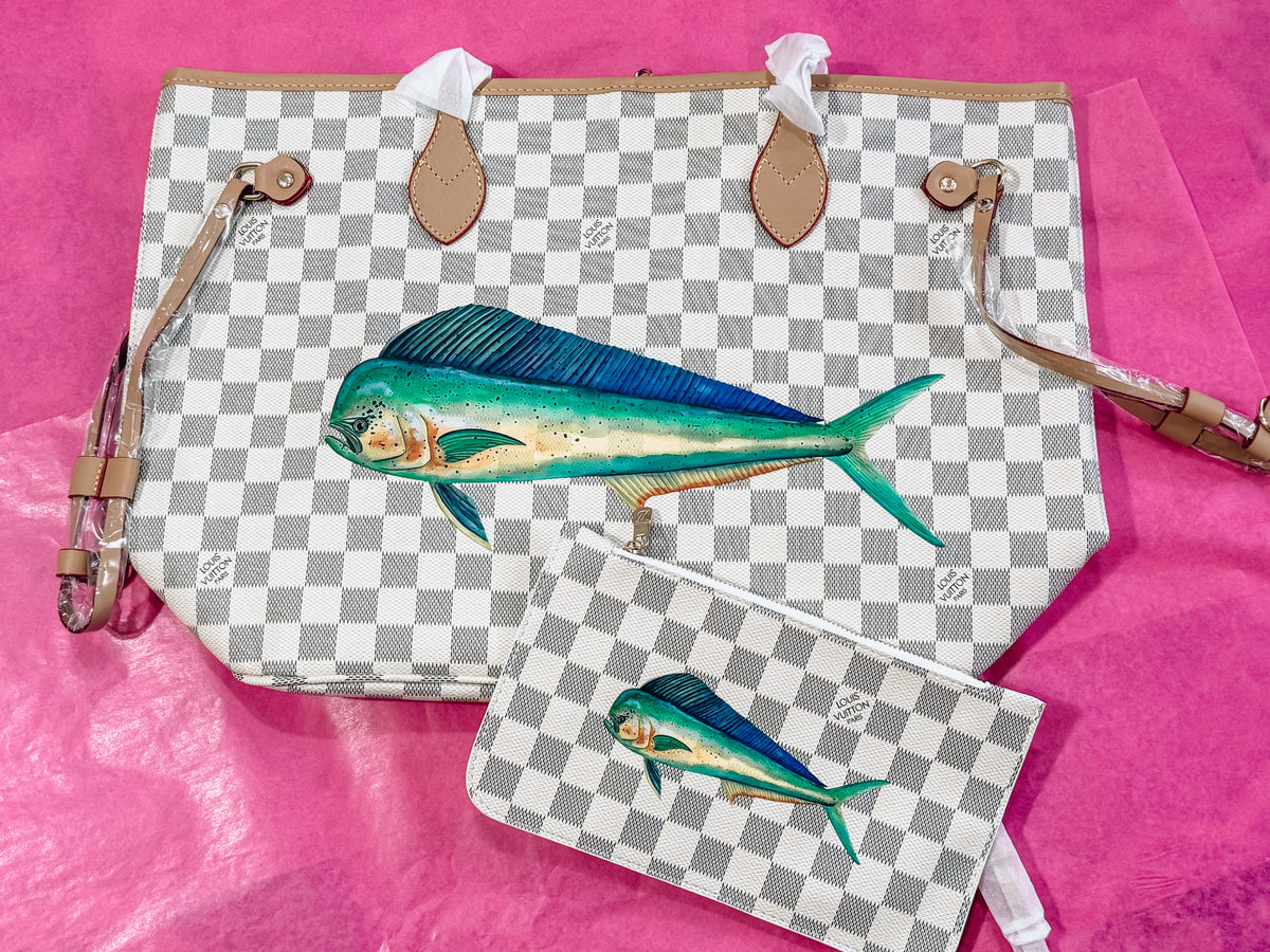 Mahi - Mahi white checkered