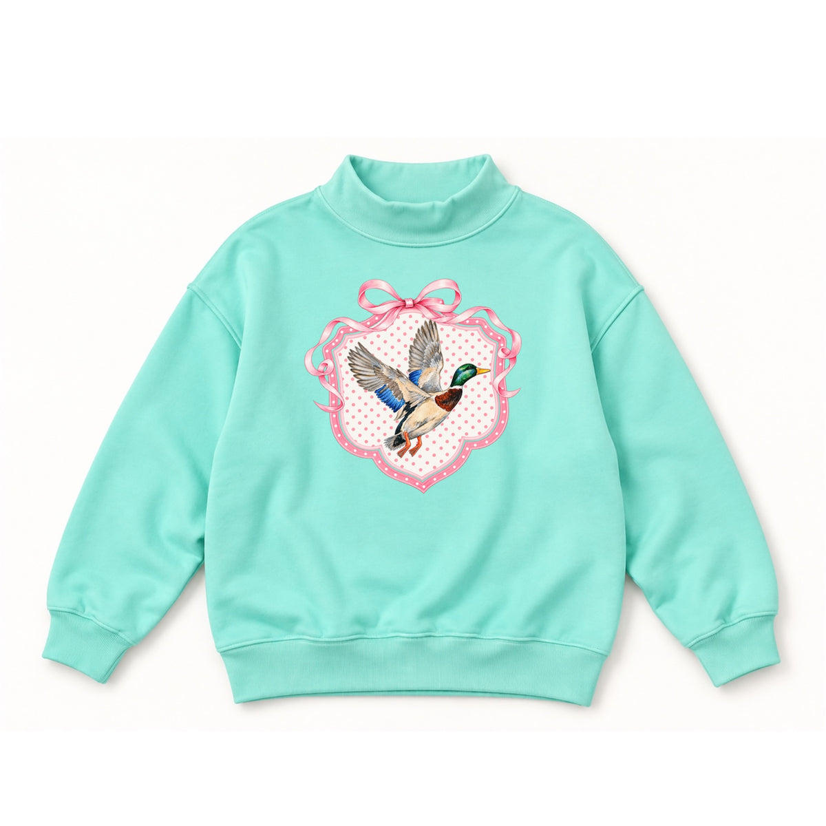 Bow Mallard Mockneck Sweatshirt