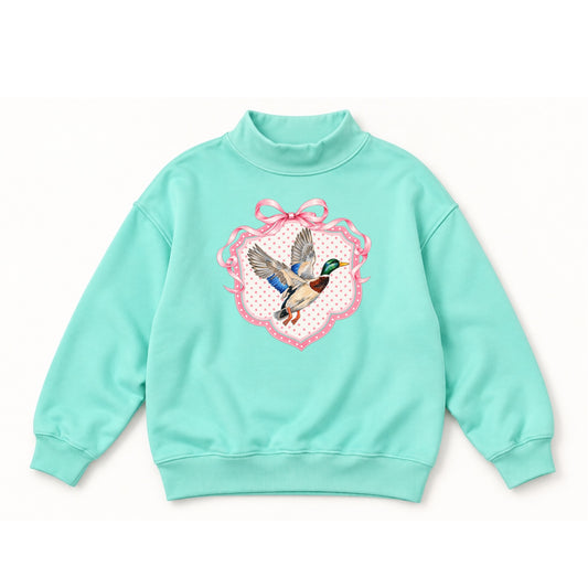 Bow Mallard Mockneck Sweatshirt