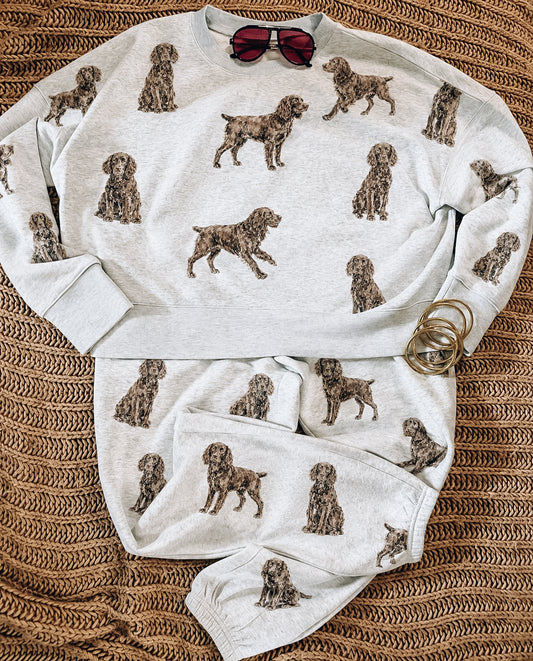 Boykin spaniel lounge set
