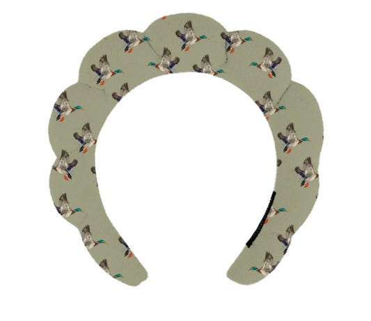 Get Ready with Me Headband Green Mallard