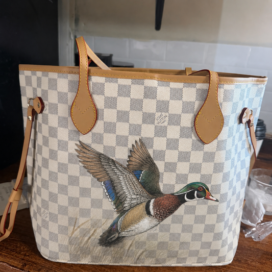 Wood Duck LV inspired Tote