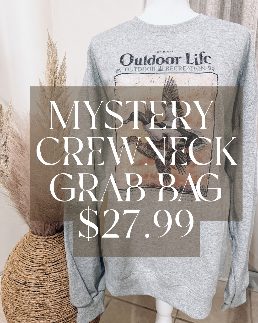 MYSTERY CREWNECK