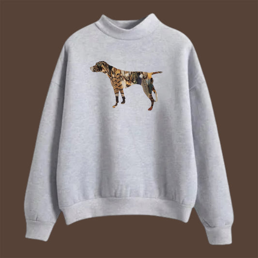 Feathered Bird Dog Mockneck