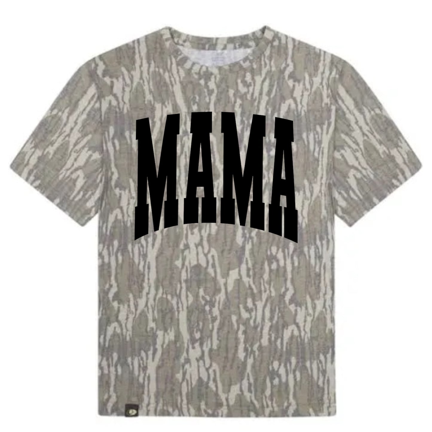 Mama bottomland camo tee