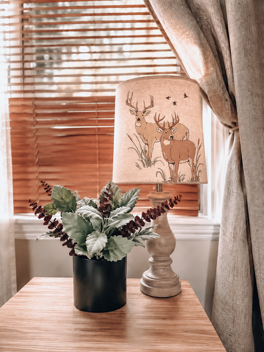 The White Tail Twin Table Lamp