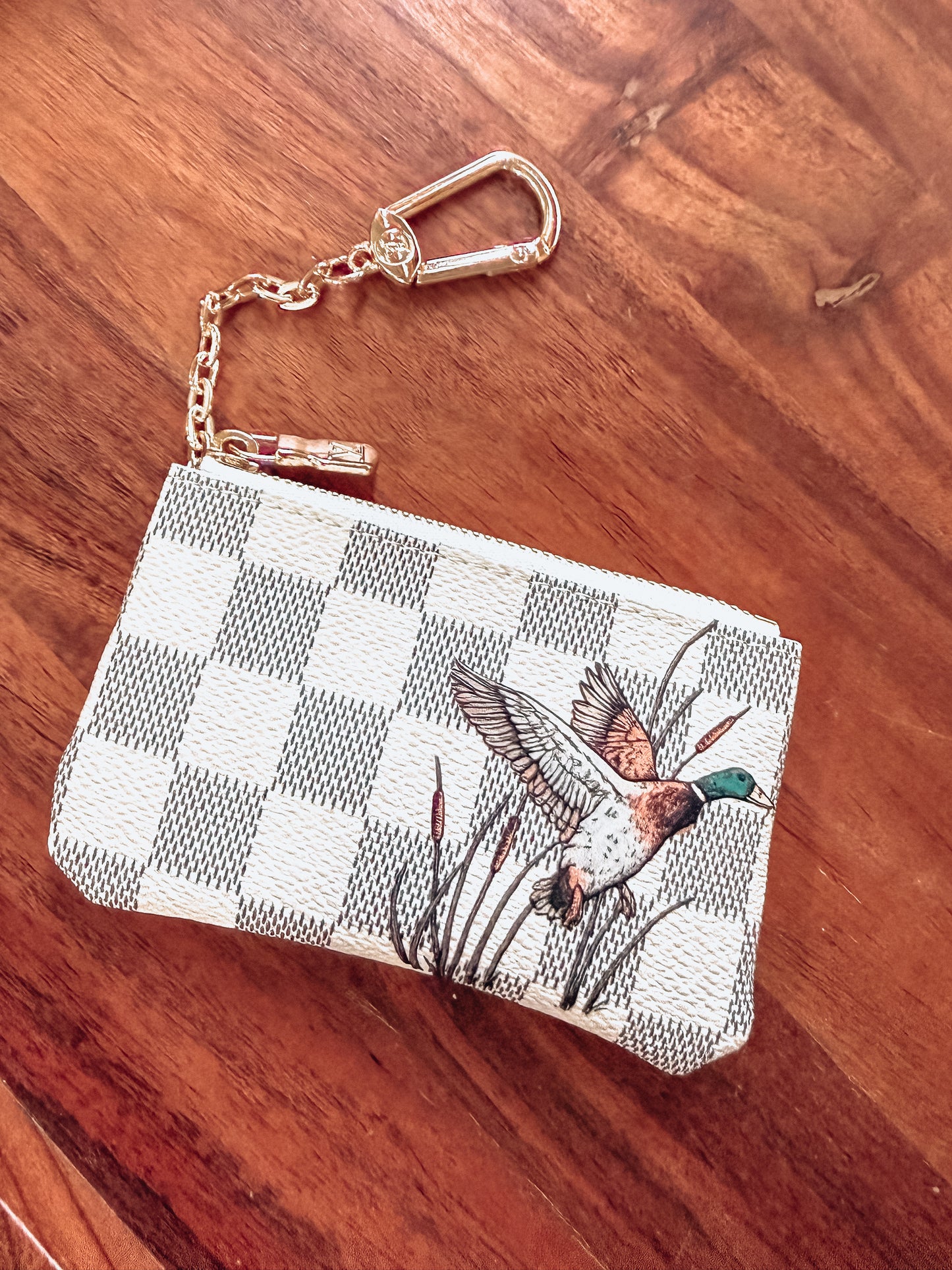 Twin Mallard Coin Pouch