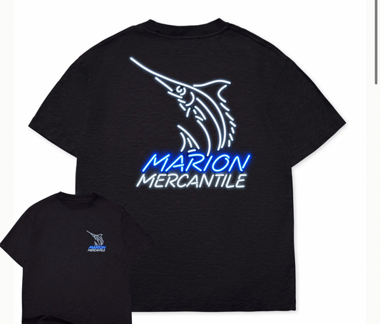 Neon Sword Fish Tee