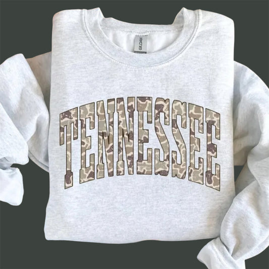 Camo State Crewneck (All States Available)