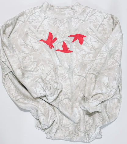 Fancy Fowl Camo Mock neck