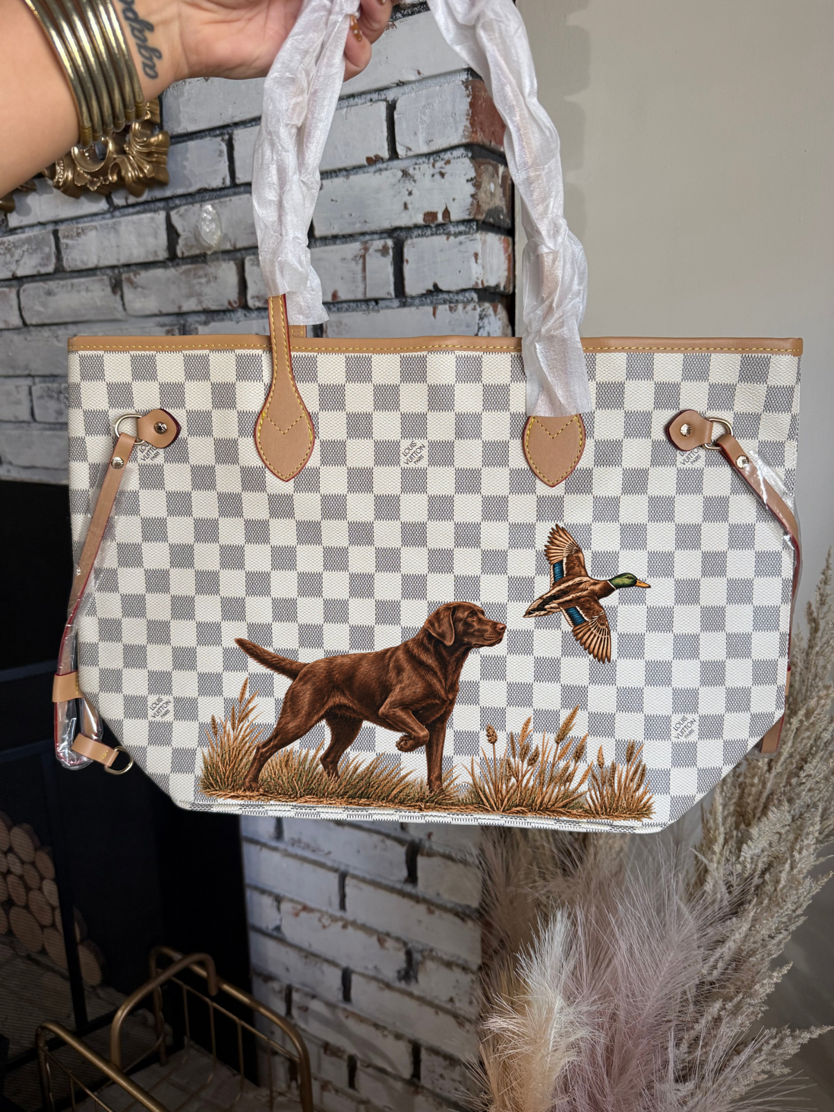 Chocolate Labrador Tote