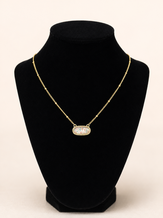 Camo Gold Necklace