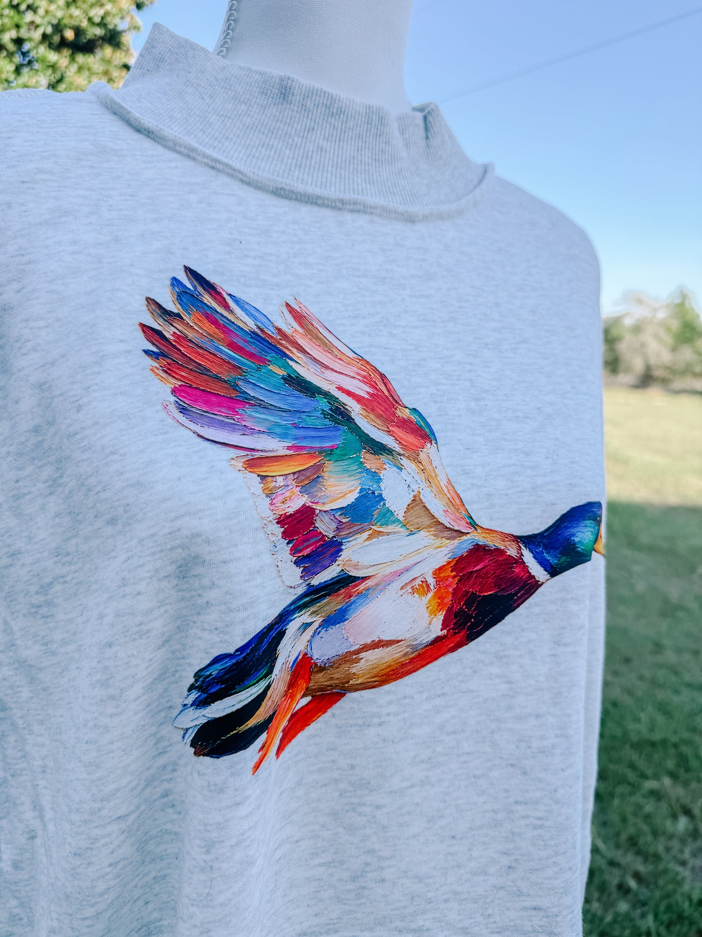 The Painted Mallard Mockneck