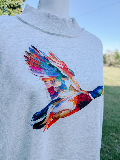 The Painted Mallard Mockneck