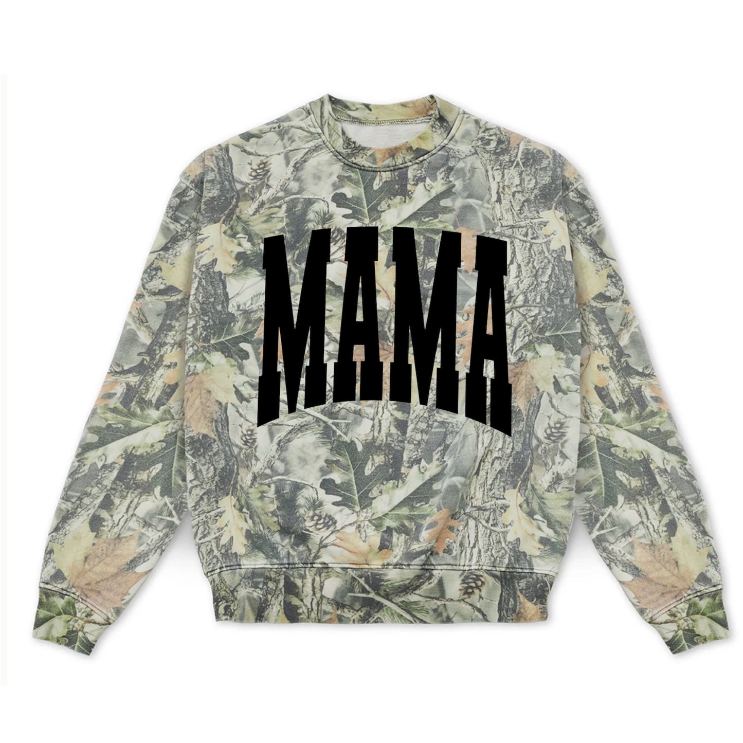 MAMA Camo Crewneck