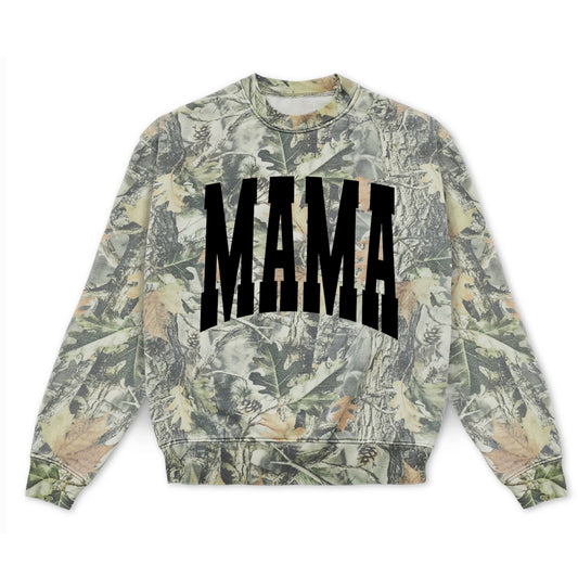 MAMA Camo Crewneck