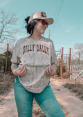 Vintage washed oversized DILLY DALLY TEE