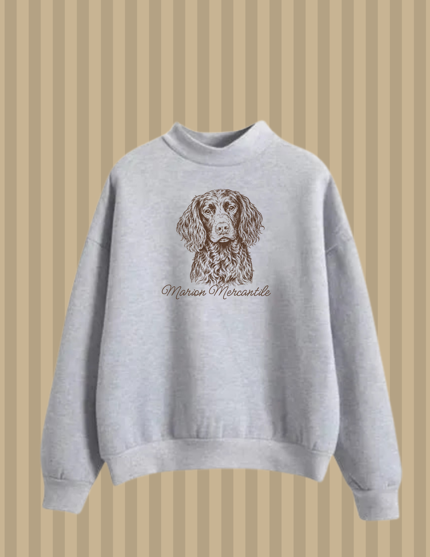 Boykin logo mock neck