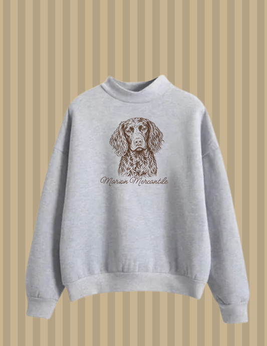 Boykin logo mock neck