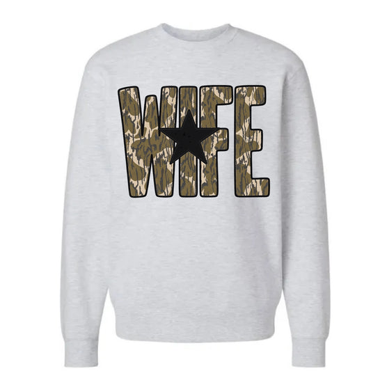 Camo Star Wife Sweatshirt