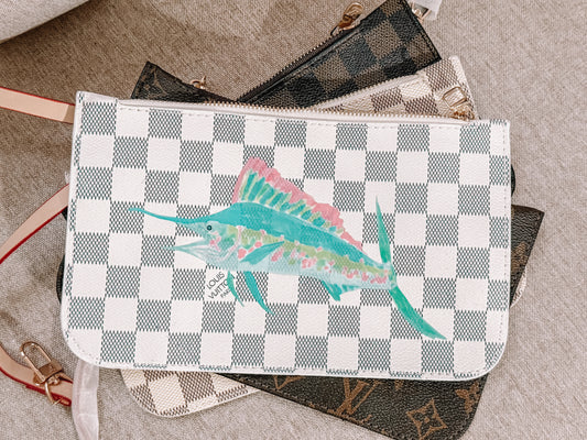 Water Color Under The Sea Wristlet